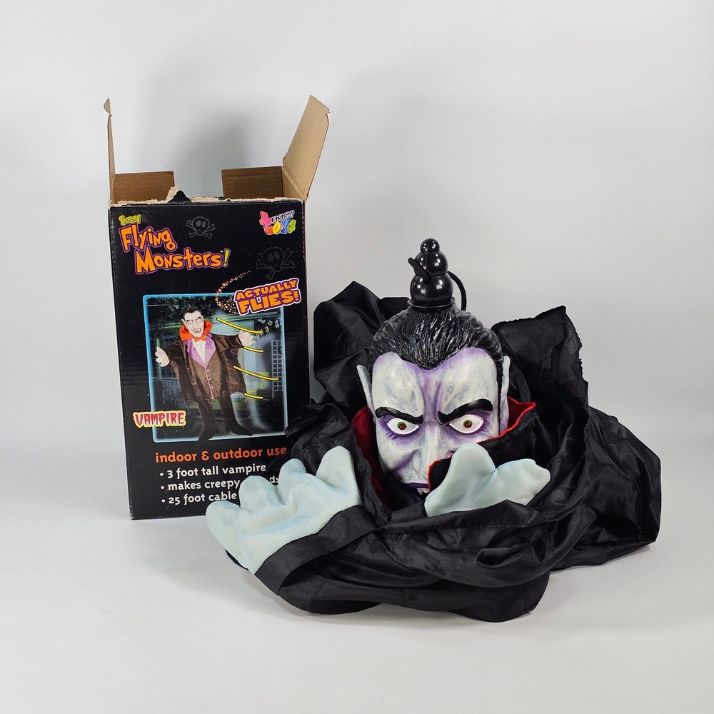 Tekky Toys Scary Flying Monsters Vampire Animatronic Halloween Prop Tested Works